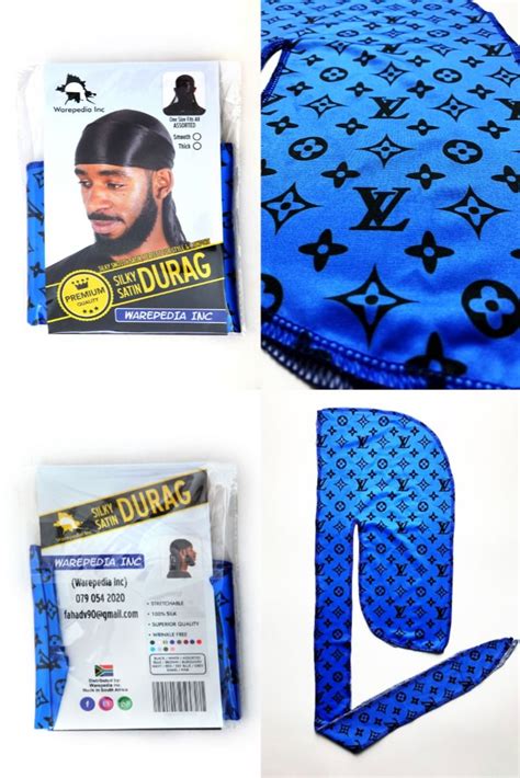 louis vuitton durag blue|the durag explained.